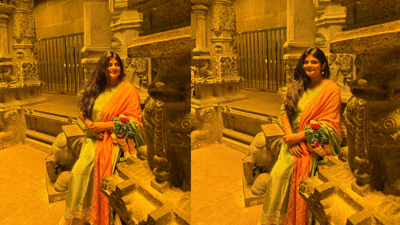 Pavithra Puri in Temple