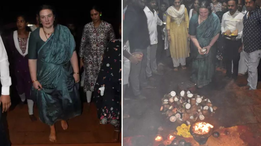 Anna Lezhneva : కాలి నడకన తిరుమల శ్రీవారి దర్శనానికి పవన్ కల్యాణ్ సతీమణి అన్నా లెజ్నోవా..