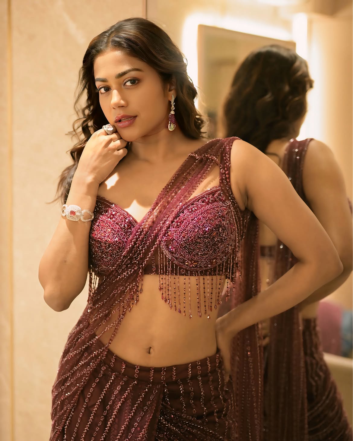 Payal Radhakrishna Shining Looks in Saree