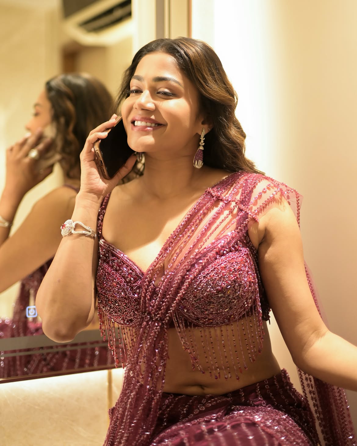 Payal Radhakrishna Shining Looks in Saree