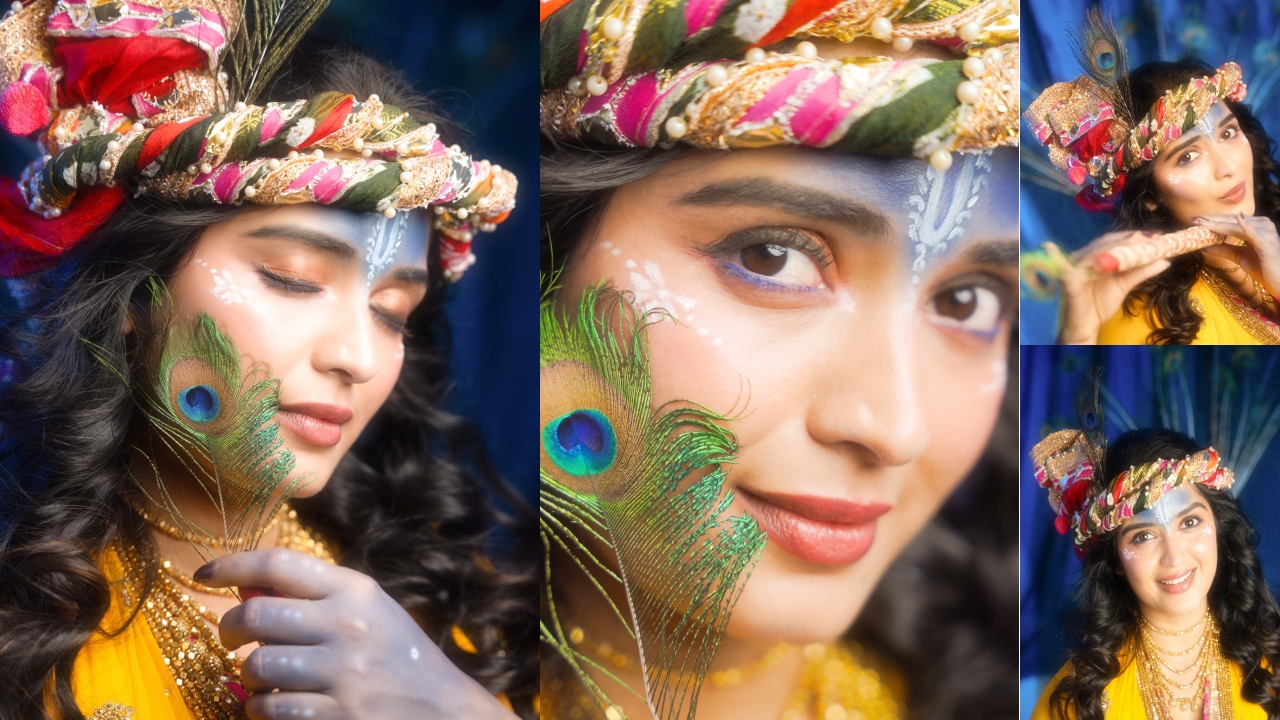 Priyanka Jain : శ్రీకృష్ణుడి వేష‌దార‌ణ‌లో సీరియ‌ల్ న‌టి.. ప్రియాంక జైన్ ఫోటోలు వైర‌ల్‌..