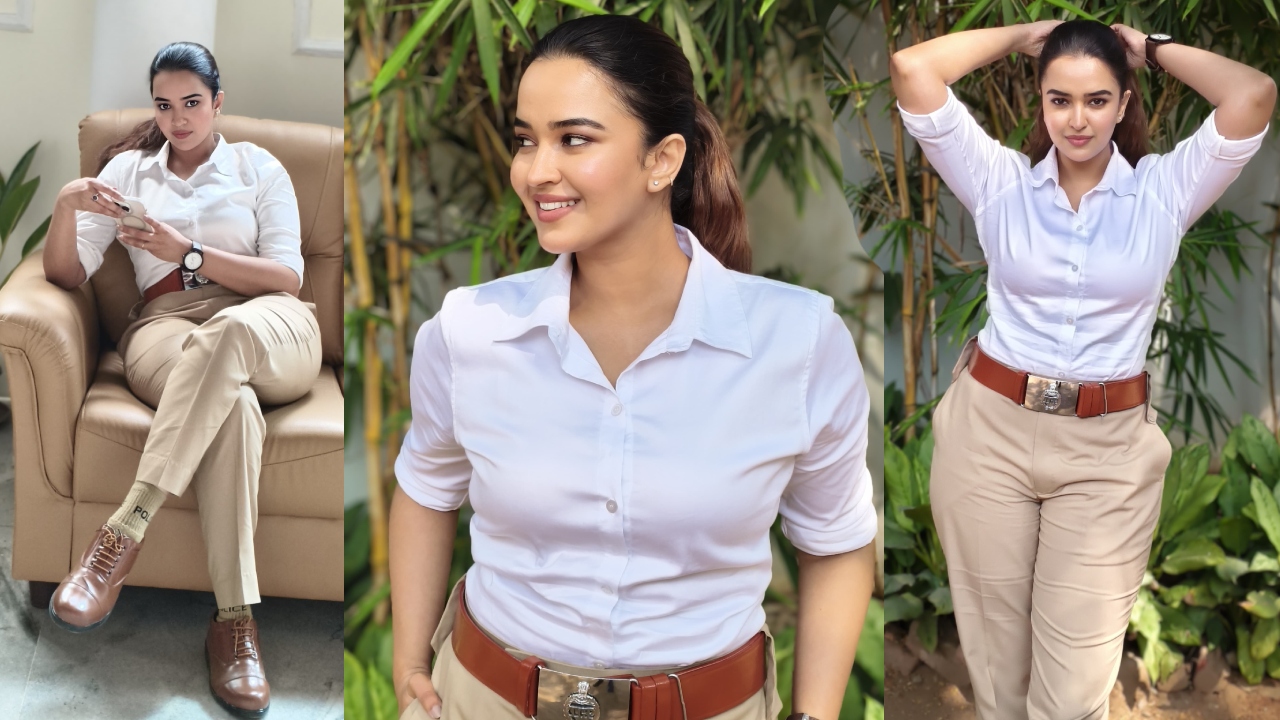 Pujita Ponnada : ఖాకీ డ్రెస్‌లో తెలుగు అందం.. ఆన్ డ్యూటీ.. పూజిత పొన్నాడ ఫోటోలు వైర‌ల్..