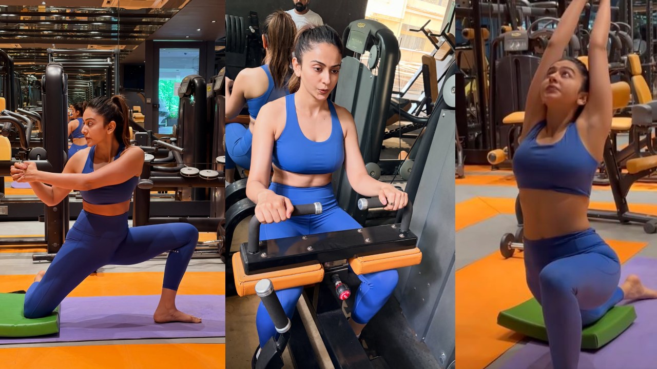 Rakul Preet Singh : జిమ్‌లో కష్టపడుతున్న రకుల్ ప్రీత్ సింగ్.. ఫొటోలు..