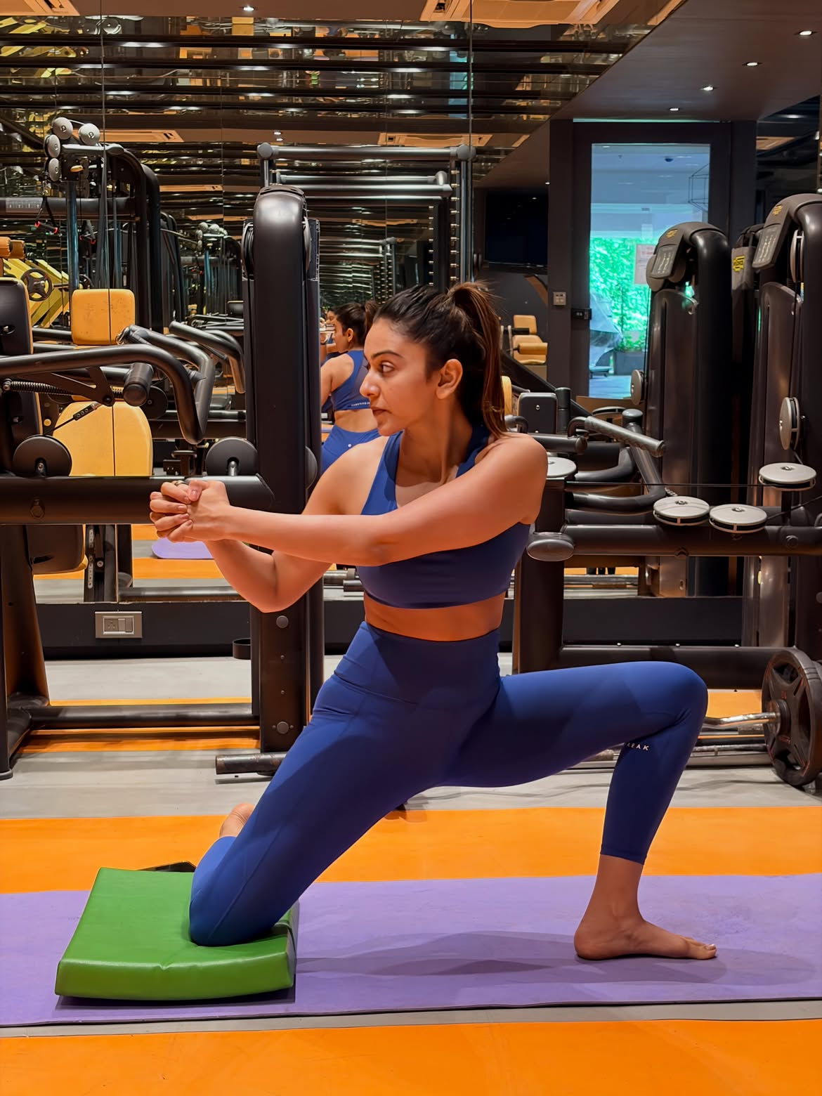 Rakul Preet Singh Hard Working in Gym