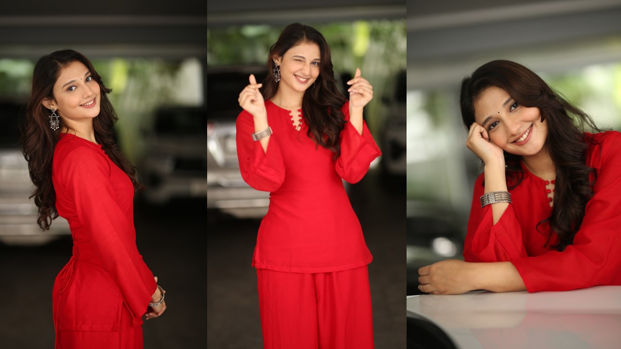 Ritika Nayak : కొరియన్ కనకరాజు ప్రమోషన్స్.. ‘రితిక నాయక్’ క్యూట్ ఫొటోలు..