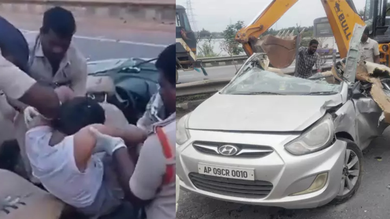 Road Accident : హైదరాబాద్‌-విజయవాడ హైవేపై ఘోర రోడ్డు ప్రమాదం.. 8ఏళ్ల బాలుడుసహా నలుగురు మృతి