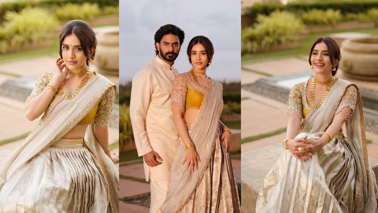 Nabha Natesh : రుద్ర‌తో పార్వ‌తి.. న‌భా న‌టేష్ క్యూట్ ఫోటోలు..