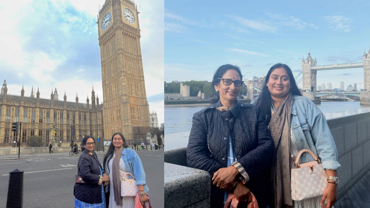 Prabhas Sister Sai Praseedha : లండన్‌లో వెకేషన్ ఎంజాయ్ చేస్తున్న ప్రభాస్ పెద్దమ్మ, చెల్లి.. ఫొటోలు..