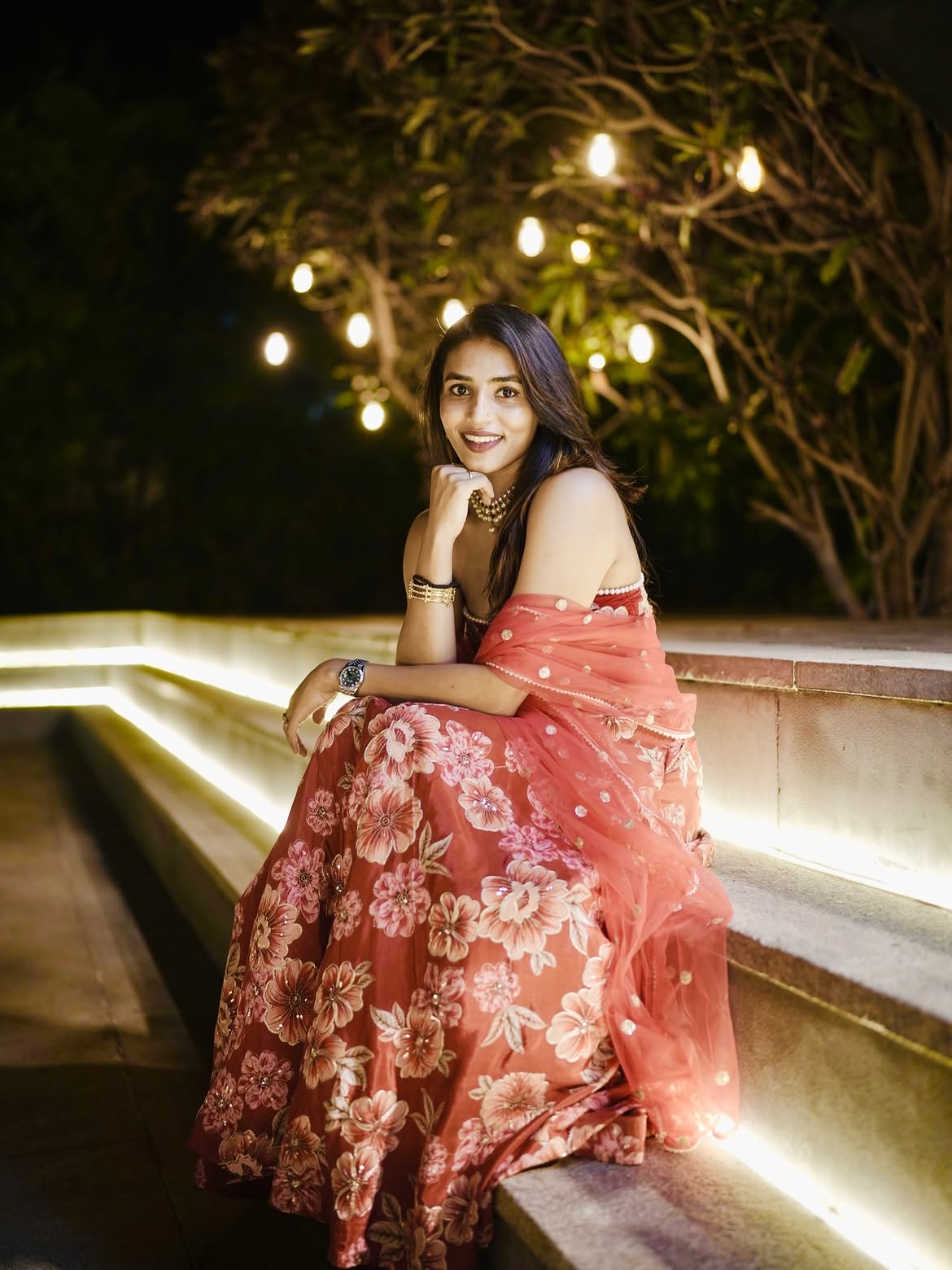 Sapthaami Gowda Shines under Lights