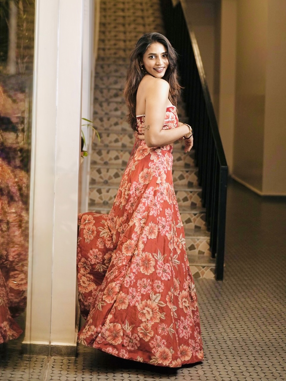 Sapthaami Gowda Shines under Lights