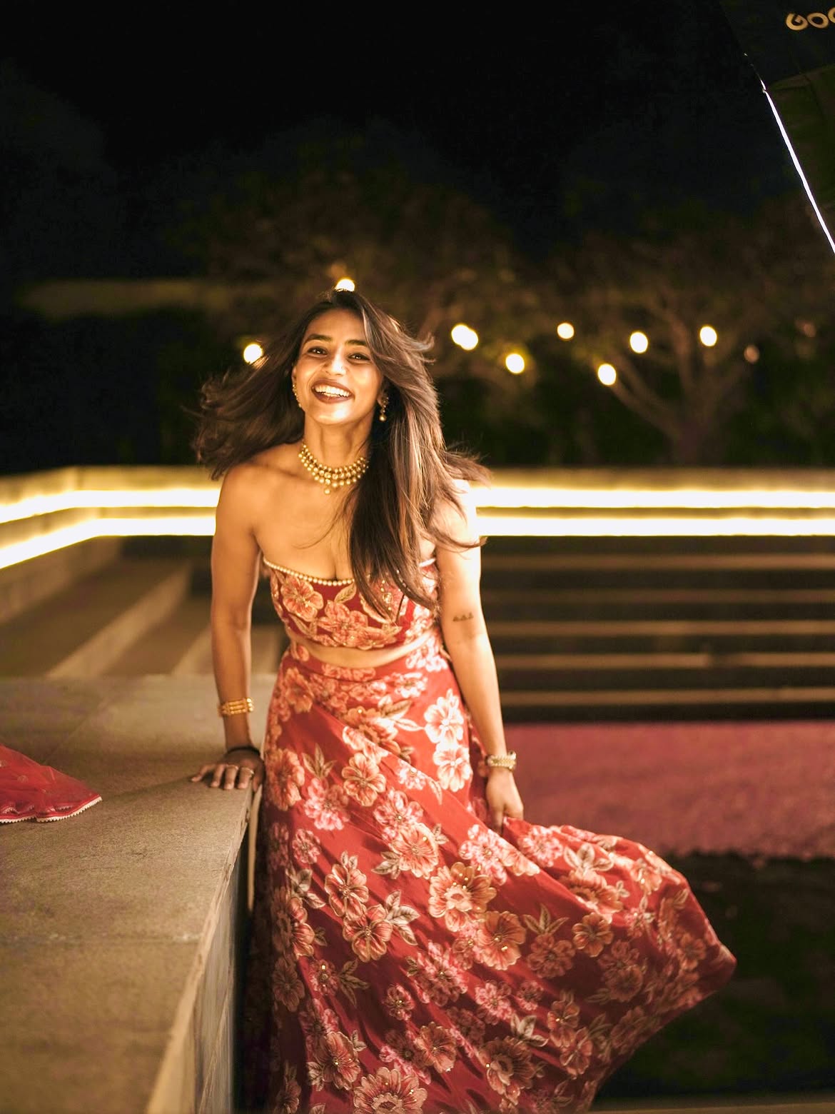 Sapthaami Gowda Shines under Lights