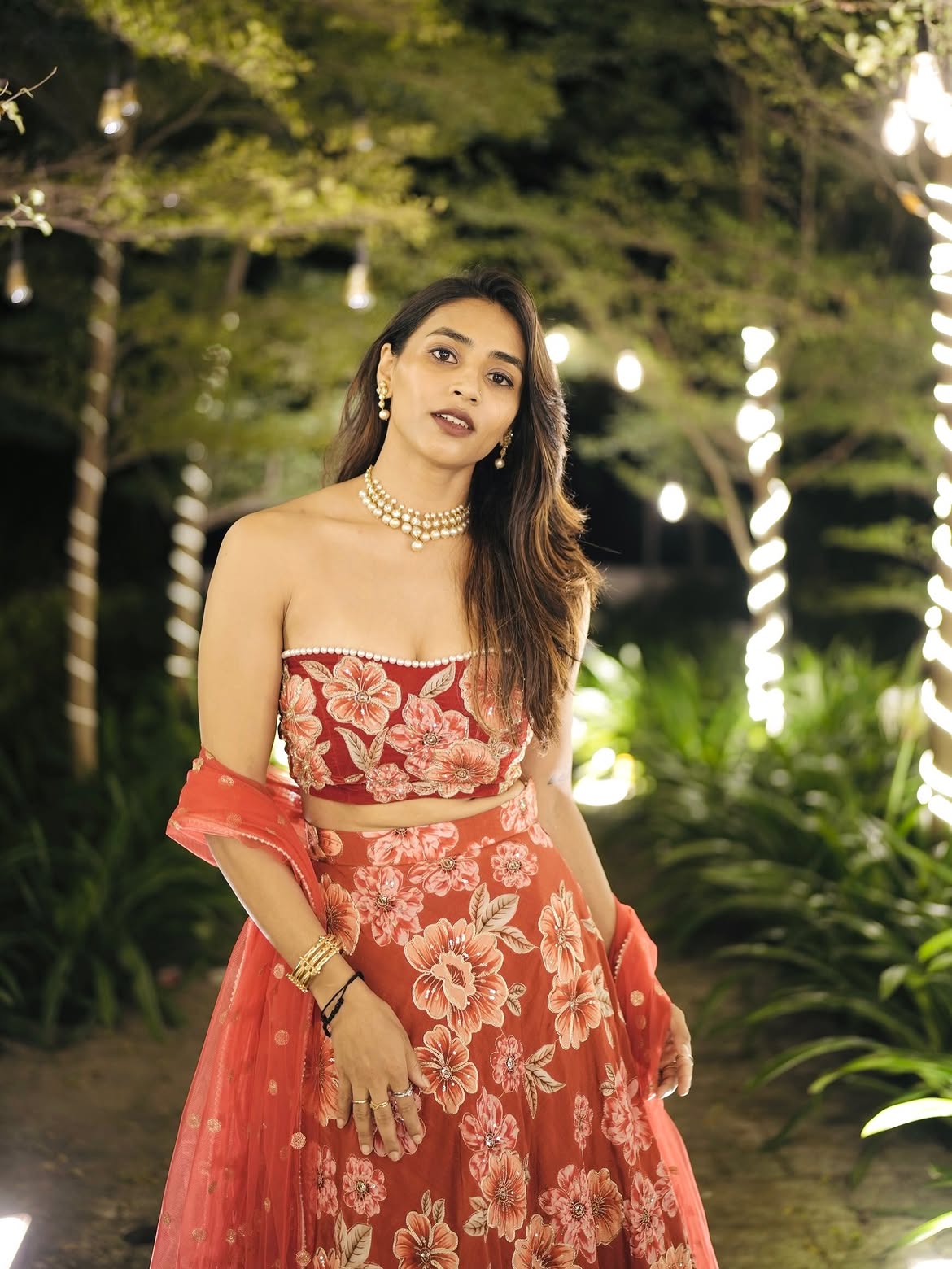 Sapthaami Gowda Shines under Lights
