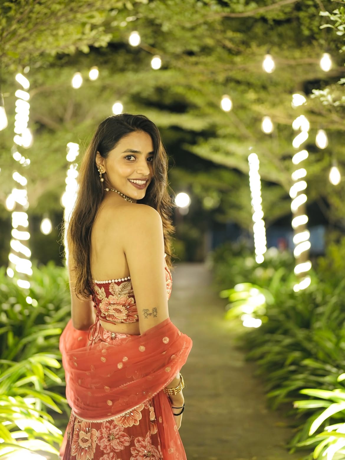Sapthaami Gowda Shines under Lights