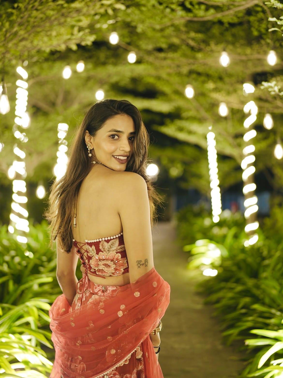 Sapthaami Gowda Shines under Lights