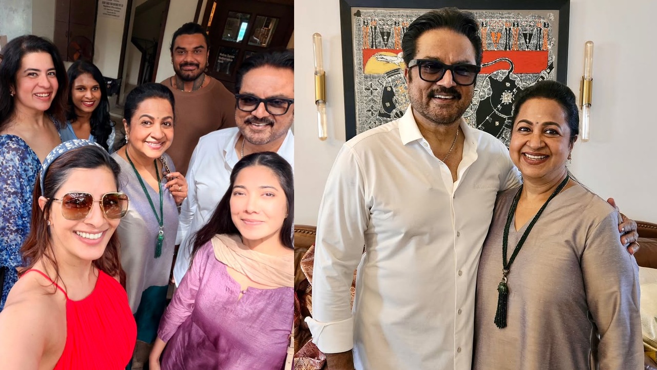 Sarathkumar : ఫ్యామిలీతో శరత్ కుమార్ బర్త్ డే సెలబ్రేషన్స్.. ఫొటోలు..