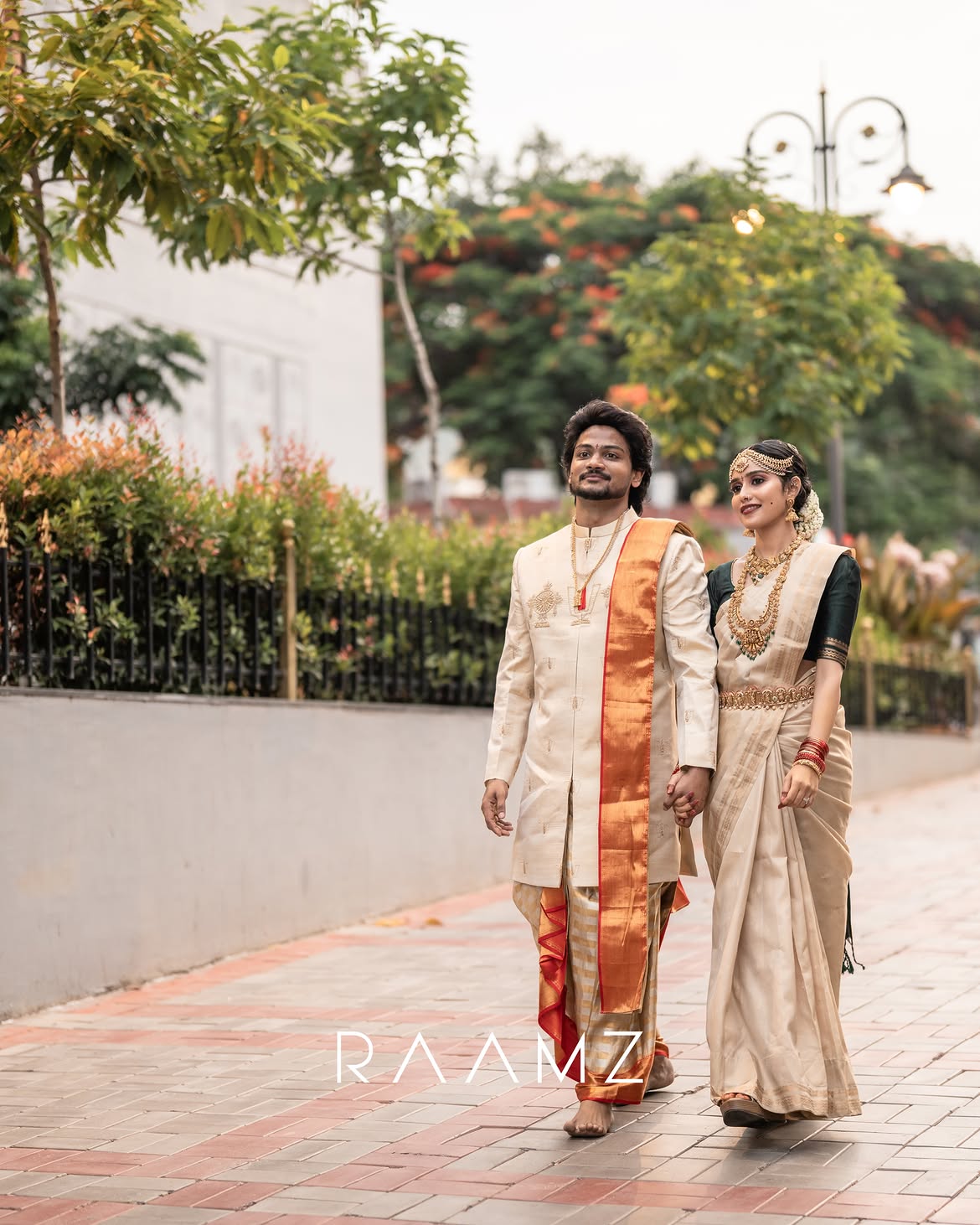 Shanmukh Jaswanth Shares Photos with wife Vaishanvi in Wedding Dress