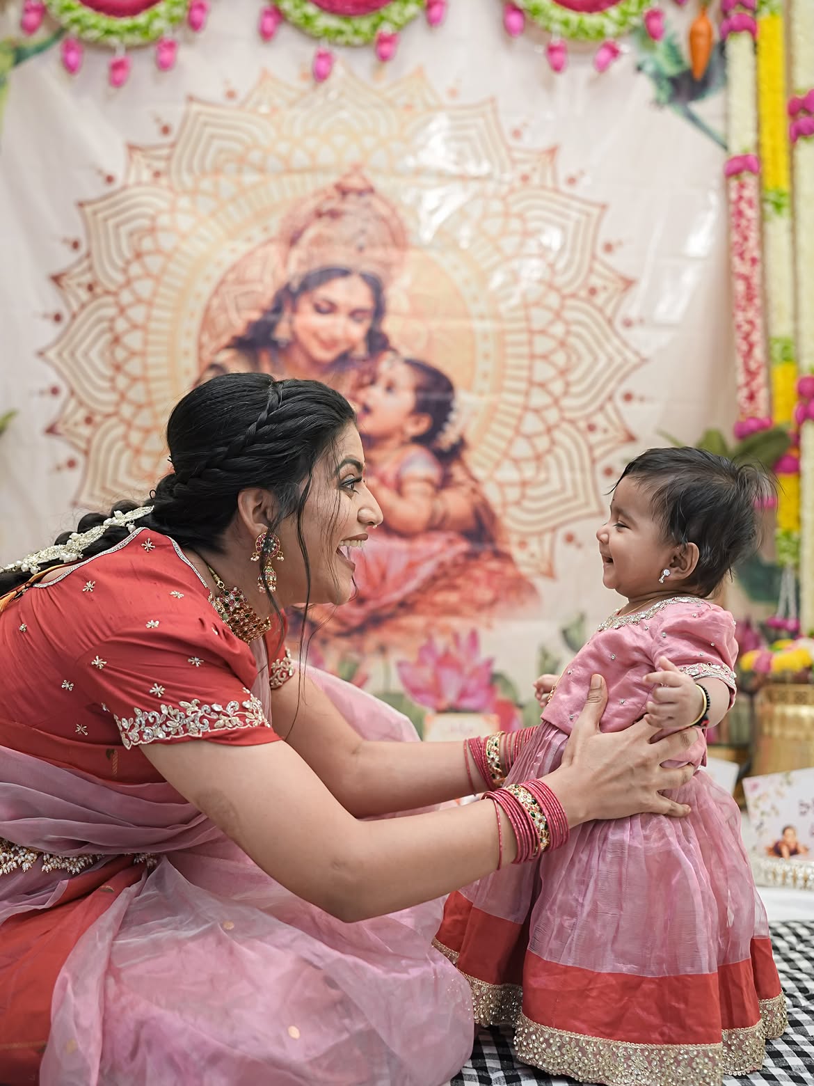 Shiva Jyothi Shares Daughter Annaprasana Photos