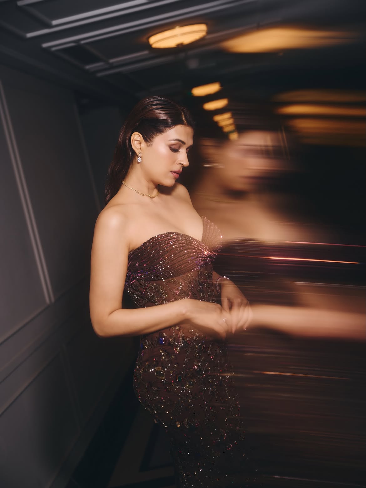 Shraddha Das Shines in Modern Gown