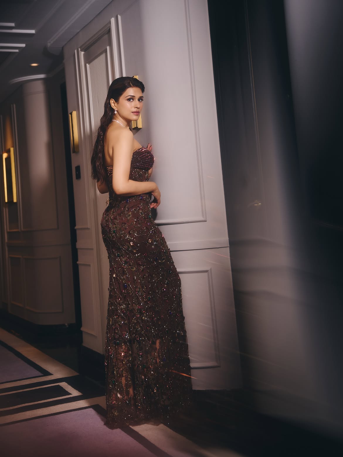 Shraddha Das Shines in Modern Gown
