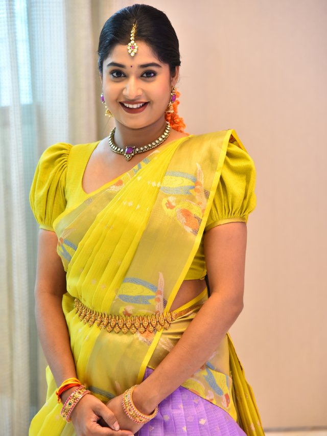 Shrasti Verma Stunning Looks in Half Saree