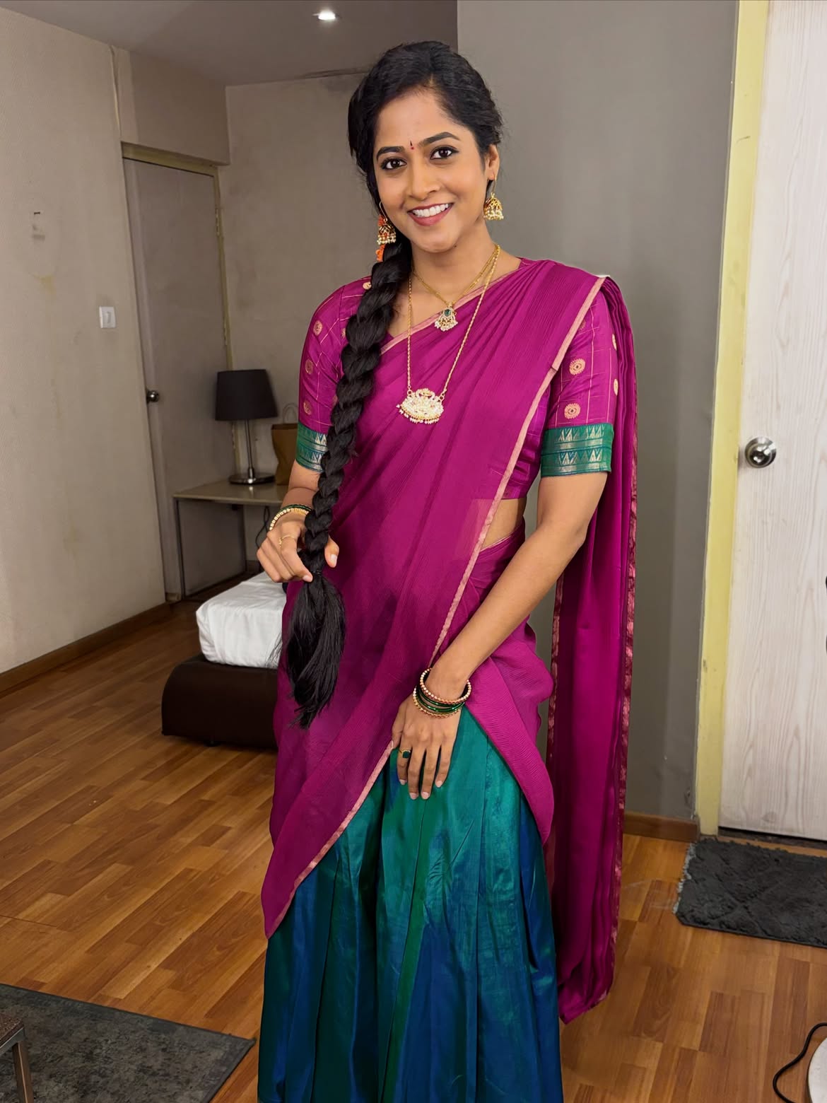 Shravani Reddy Who Acted Bhagyashri Borse Sister Character in Lenin Movie