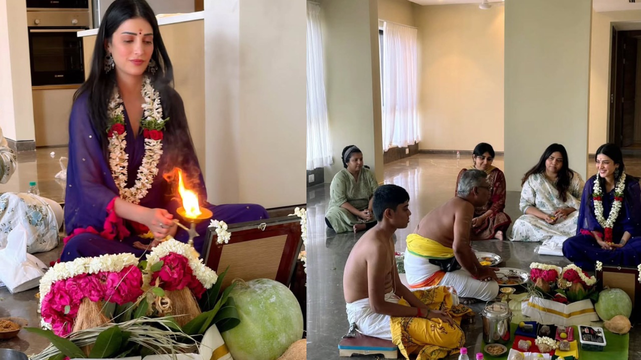 Shruti Haasan : తల్లితండ్రులు లేకుండానే.. కొత్తింట్లోకి గృహప్రవేశం చేసుకున్న శృతి హాసన్..