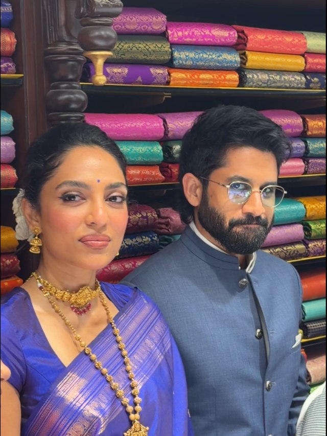Naga Chaitanya Participated in Shop Opening with his Wife Sobhita Dhulipala