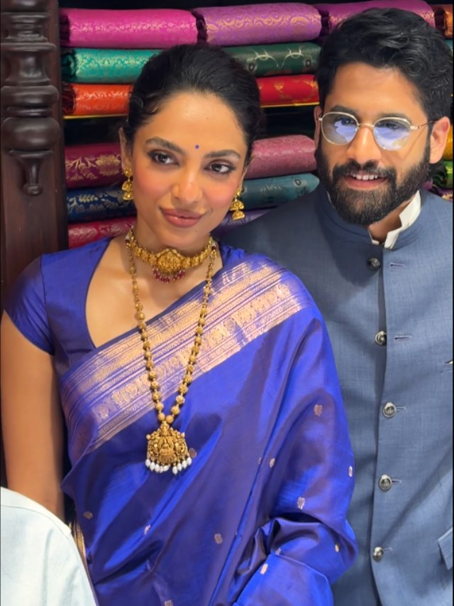 Naga Chaitanya Participated in Shop Opening with his Wife Sobhita Dhulipala