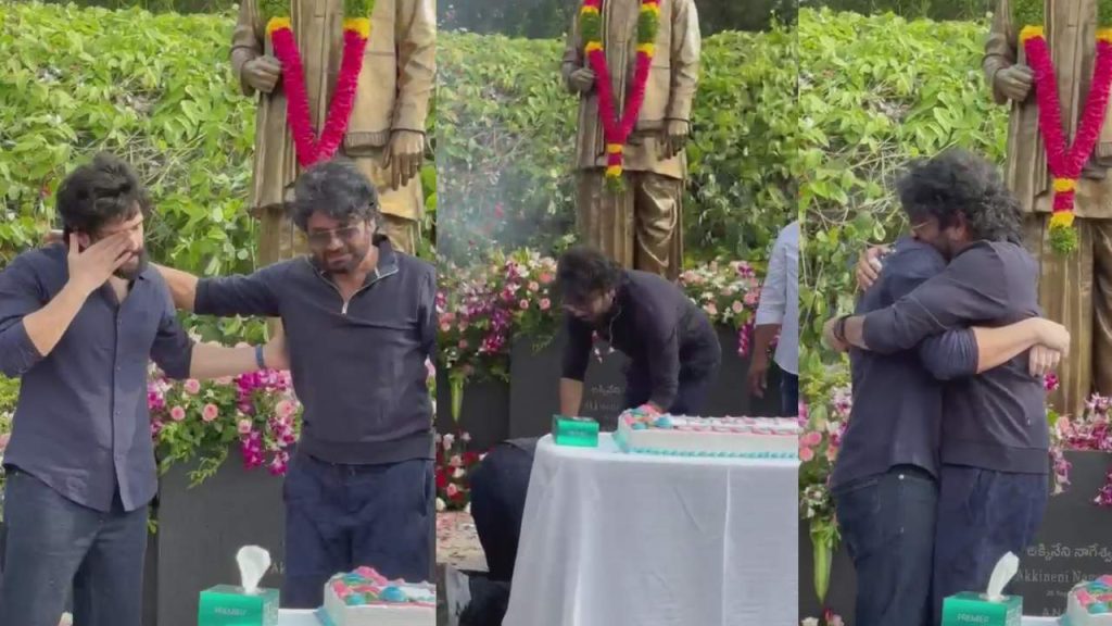 Akhil Nagarjuna : ఫస్ట్ హిట్.. ఏడ్చేసిన నాగార్జున, అఖిల్.. తండ్రి కాళ్ళ మీద పడ్డ అఖిల్..