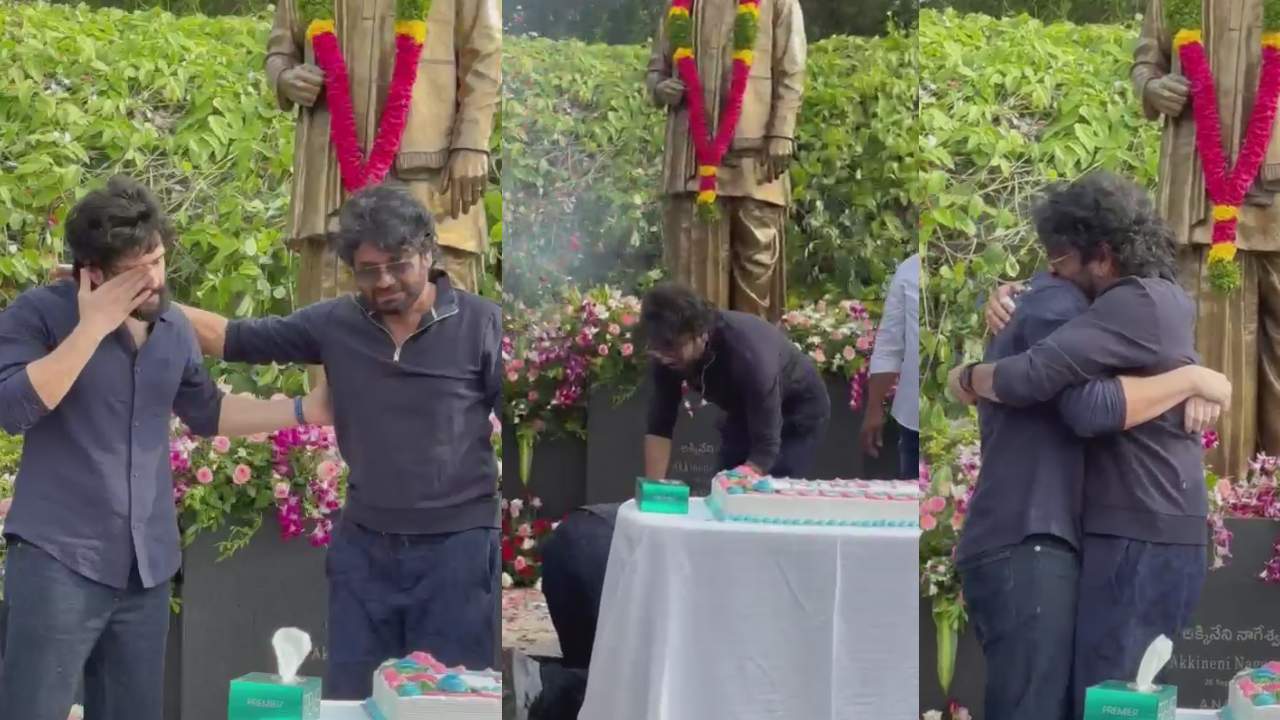 Akhil Nagarjuna : ఫస్ట్ హిట్.. ఏడ్చేసిన నాగార్జున, అఖిల్.. తండ్రి కాళ్ళ మీద పడ్డ అఖిల్..