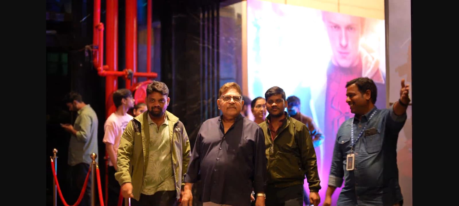 Allu Family in Allu Cinemas for Spider Man Movie
