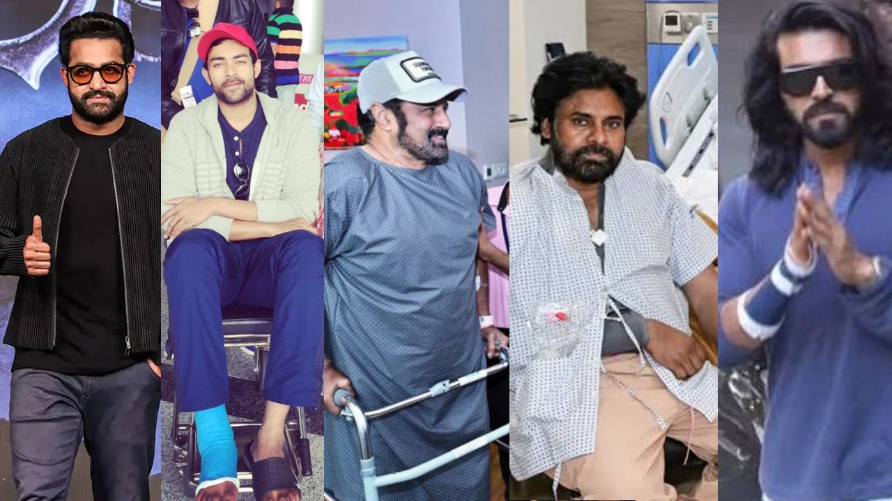 Tollywood Heros : వరుసగా గాయాలు, ఆపరేషన్స్‌తో బాధ పడుతున్న హీరోలు.. సీనియర్స్ నుంచి జూనియర్స్ వరకు అంతా..