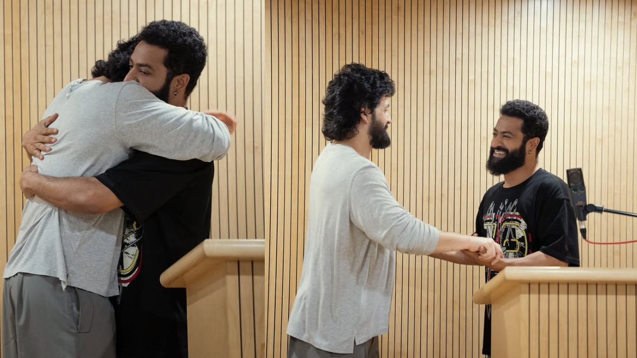 NTR Akhil : అఖిల్ ‘లెనిన్’ సినిమాకు వాయిస్ ఓవర్ ఇచ్చిన ఎన్టీఆర్.. డబ్బింగ్ స్టూడియో నుంచి ఫొటోలు వైరల్..