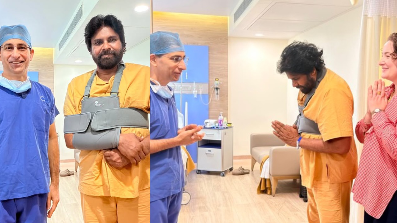 Pawan Kalyan : డిశ్చార్జ్ అయిన డిప్యూటీ సీఎం.. చేతికట్టుతోనే ఇంటికి.. ఎమోషనల్ పోస్ట్ చేసిన పవన్ భార్య..