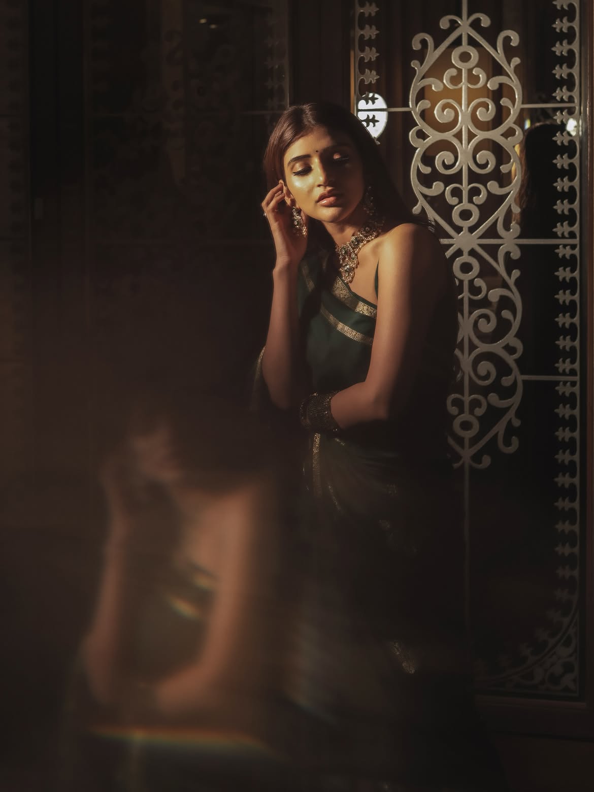 sreeleela Stunning Looks in Black Saree