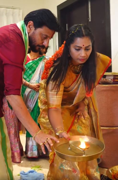 Divvala Madhuri Duvvada Srinivas Varalakshmi Vratham