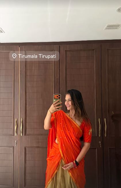Ramya Pasupuleti Visits Tirumala Temple