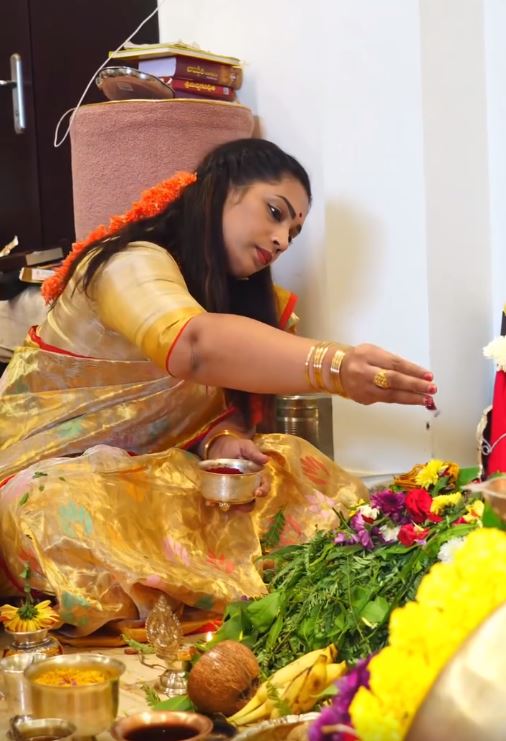 Divvala Madhuri Duvvada Srinivas Varalakshmi Vratham