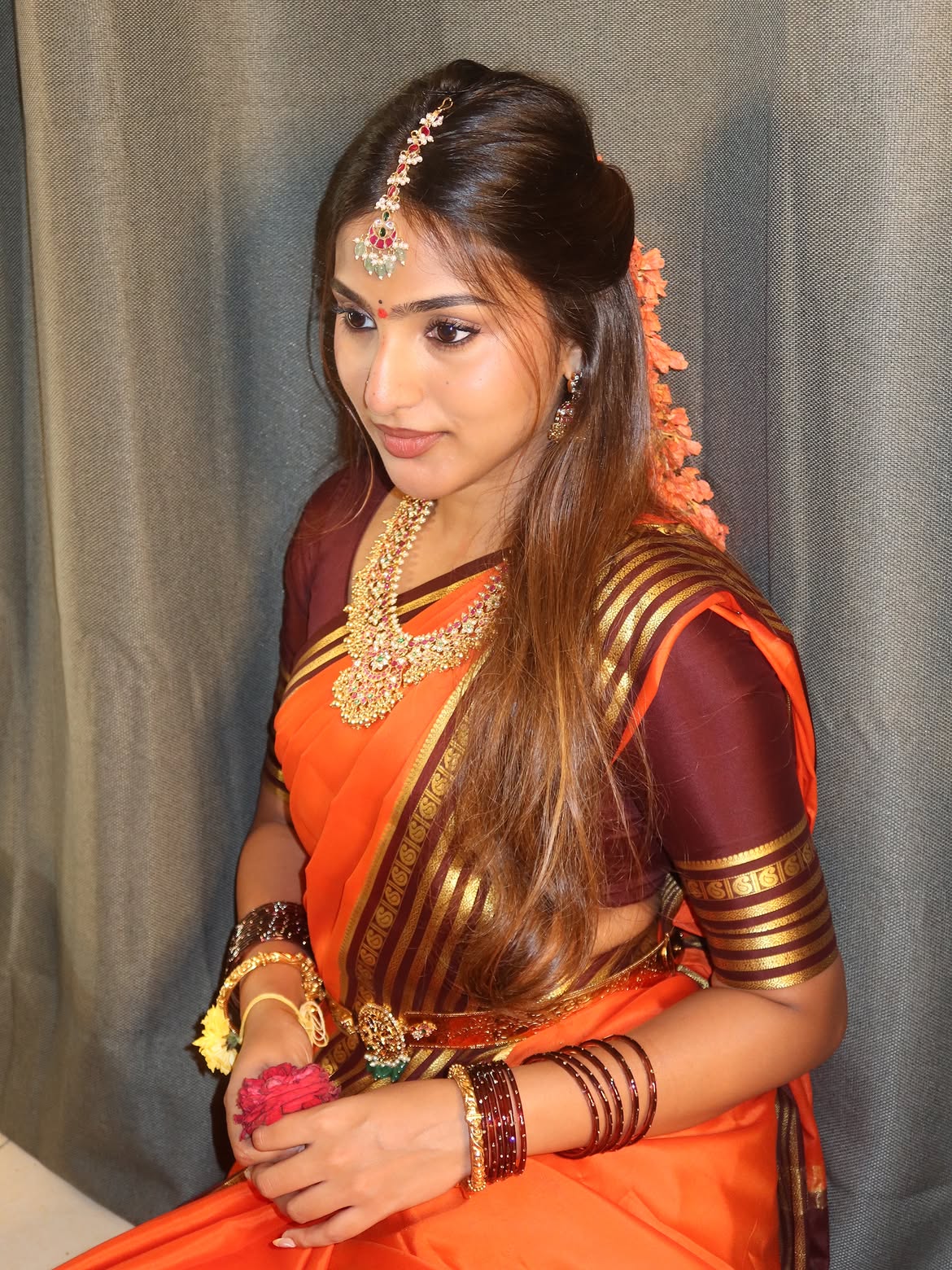 Pranavi Manukonda Varalakshmi Vratham Special Photos