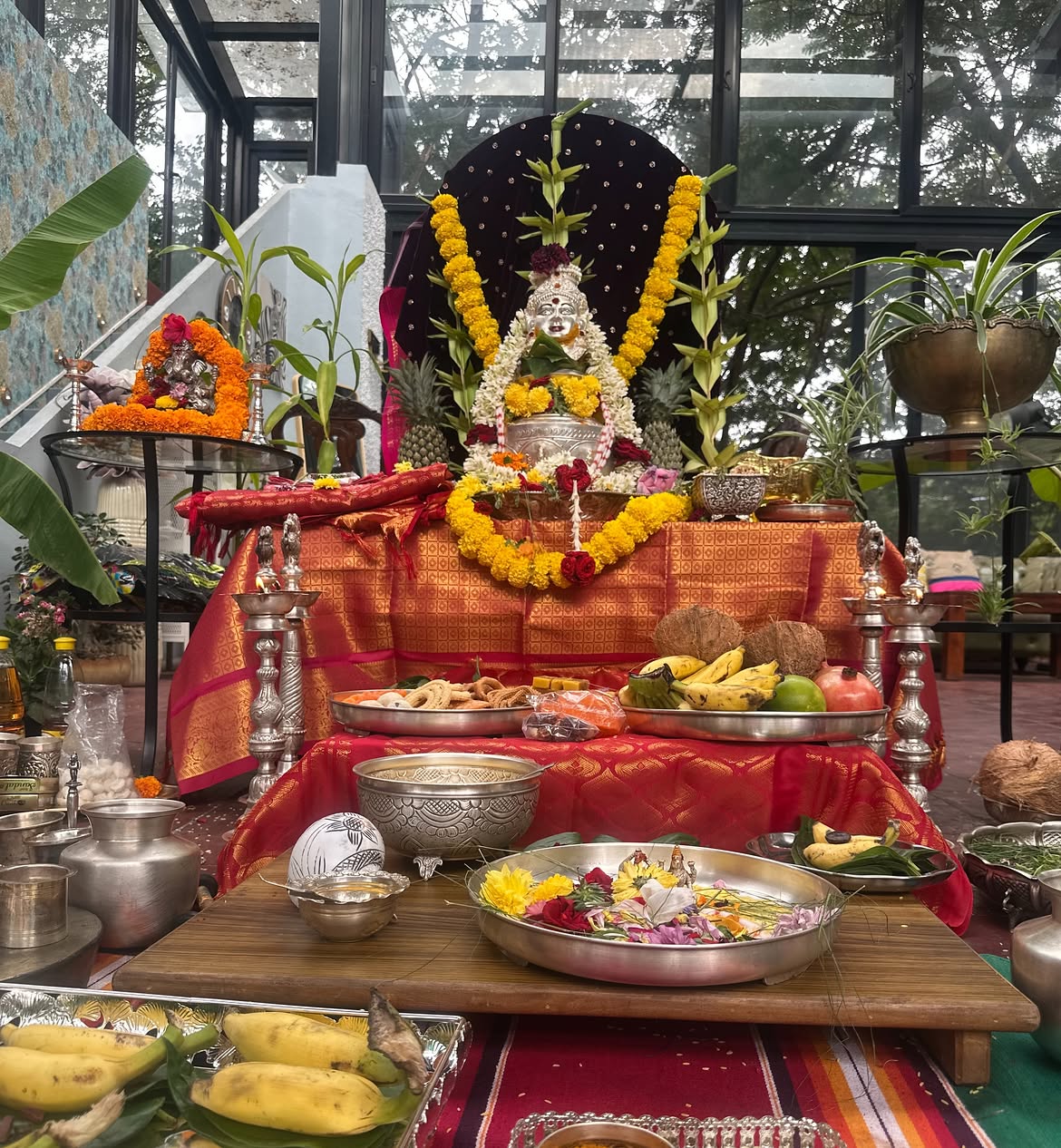 Priyanka Upendra Celebrates Varalakshmi Vratham with her Family