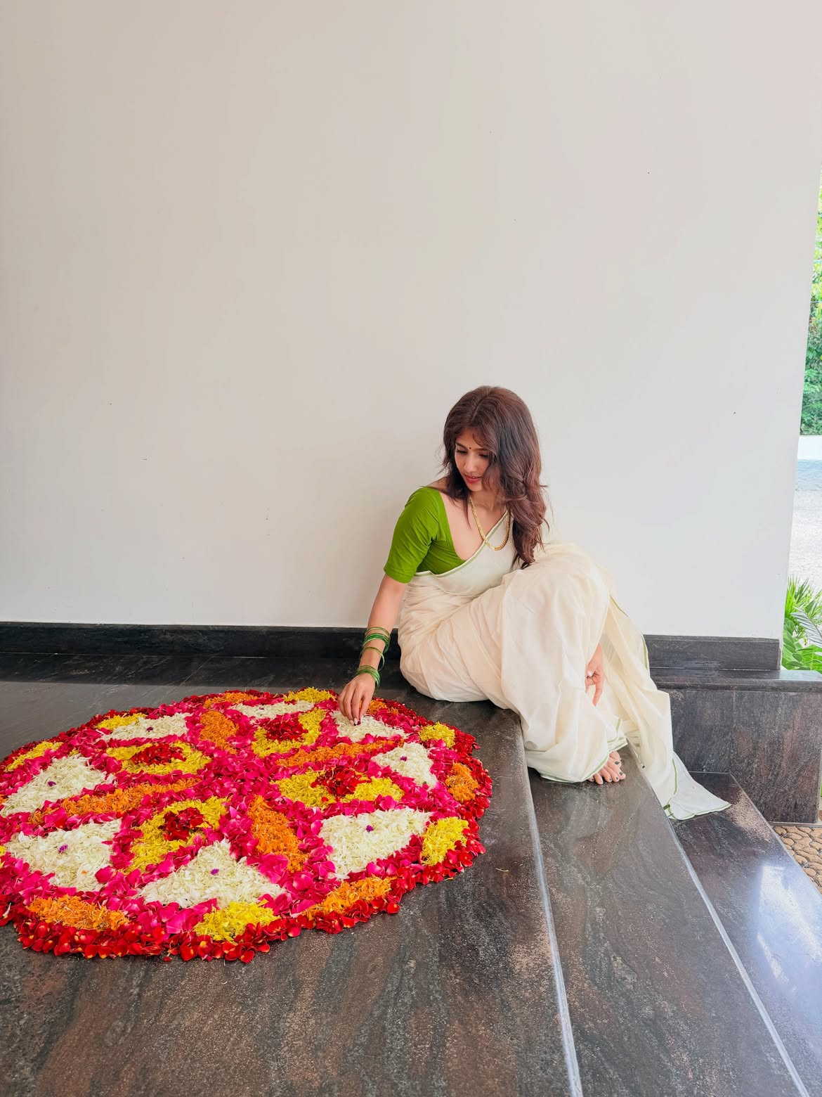 RGV Actress Aaradhya Onam Special Photos