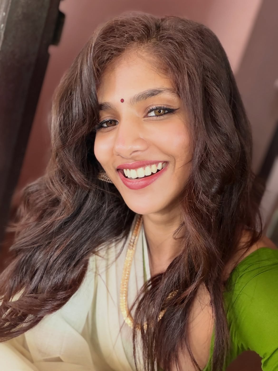 RGV Actress Aaradhya Onam Special Photos