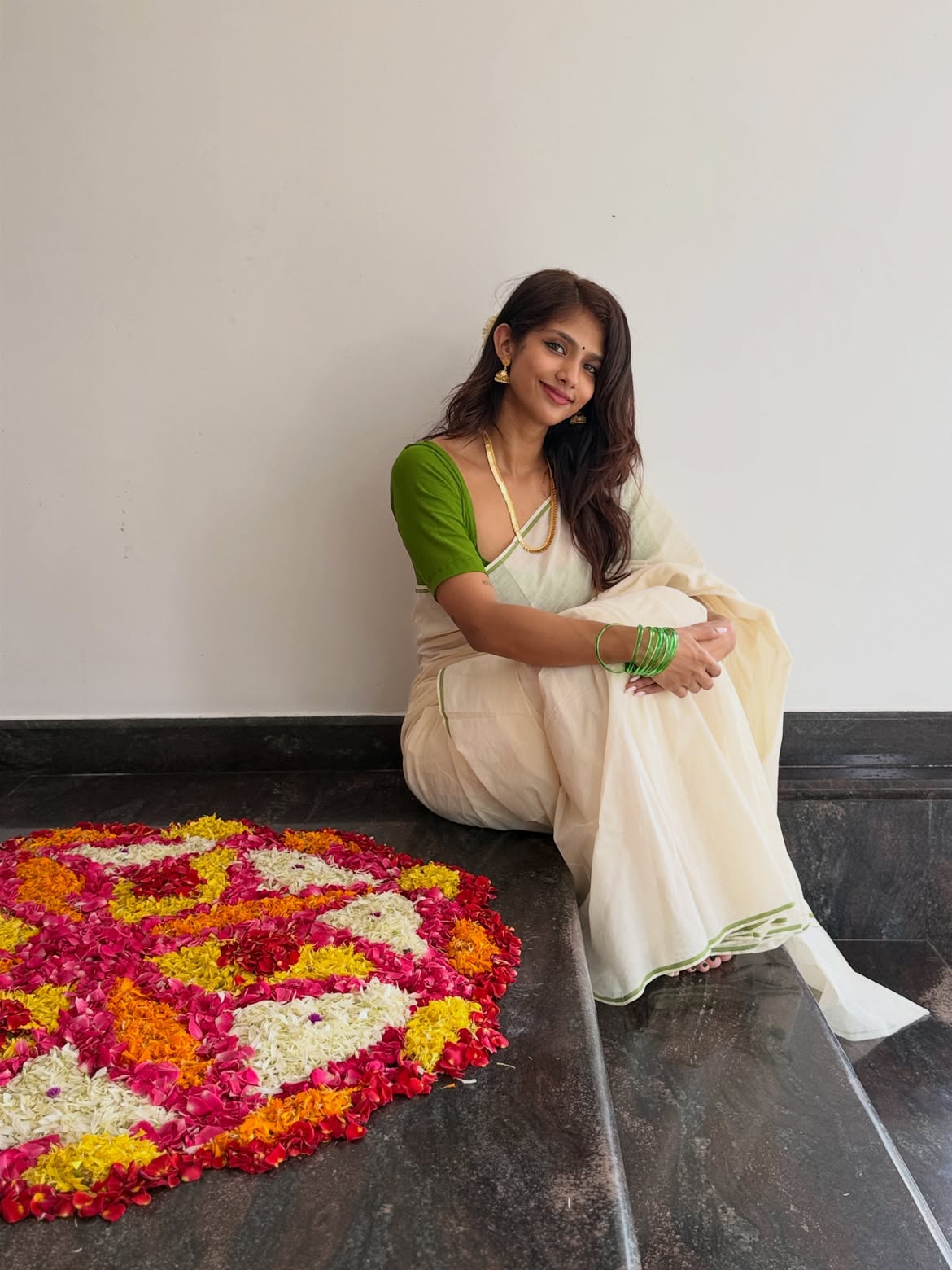 RGV Actress Aaradhya Onam Special Photos
