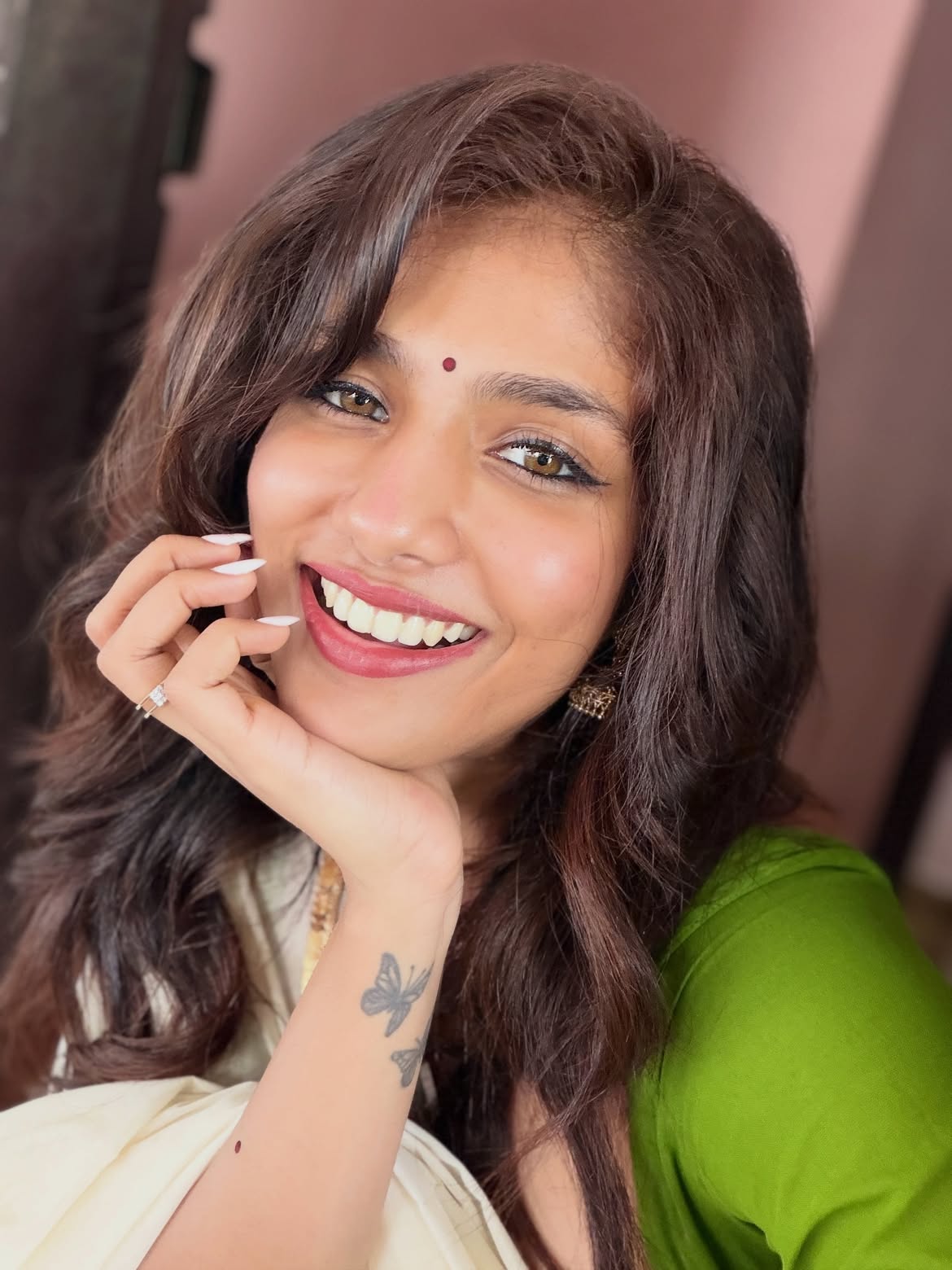 RGV Actress Aaradhya Onam Special Photos