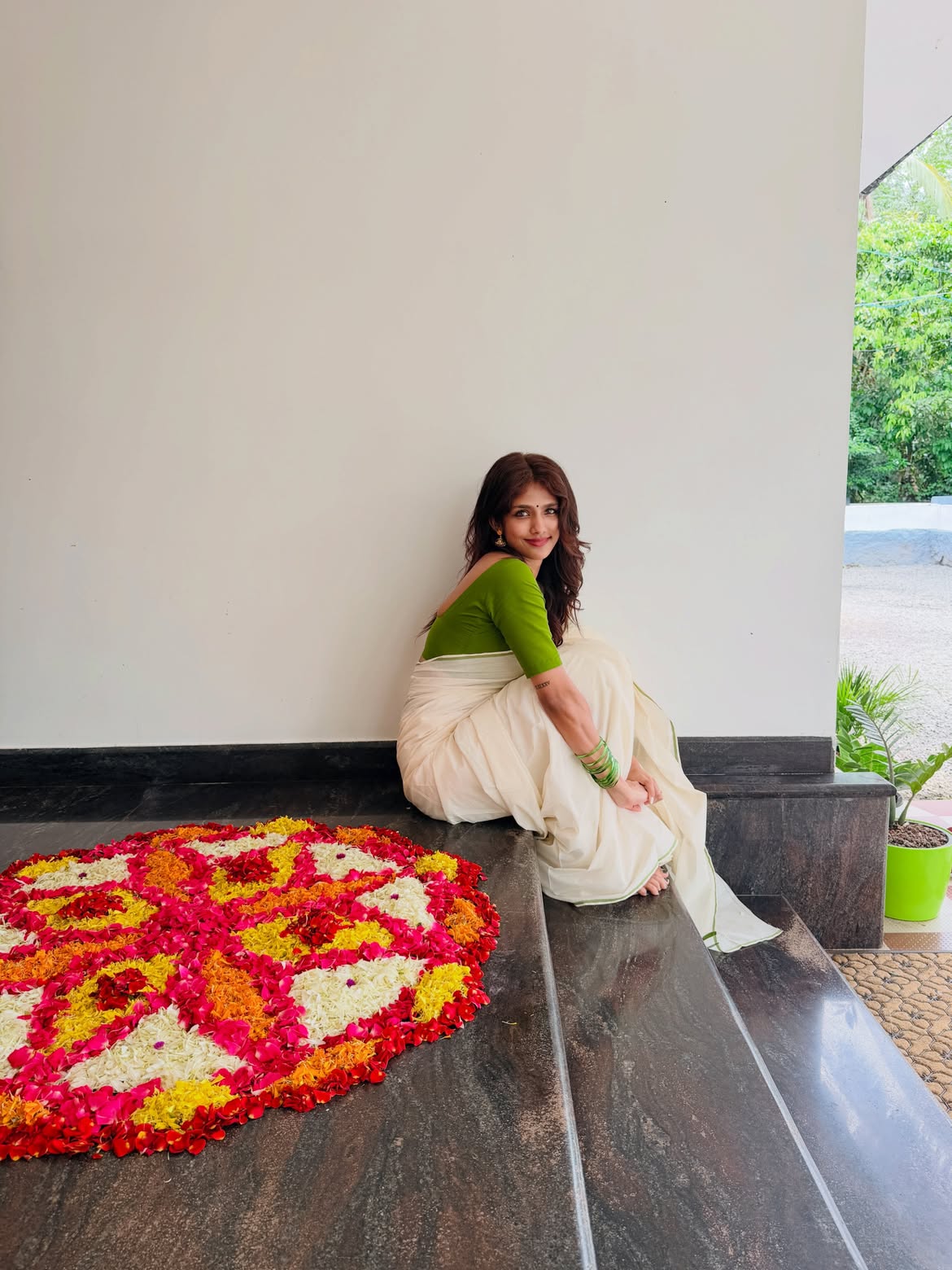 RGV Actress Aaradhya Onam Special Photos