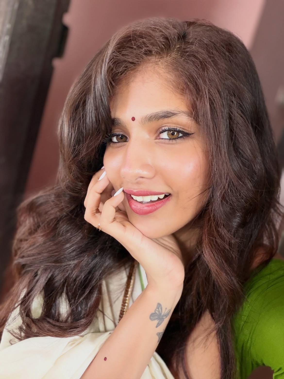 RGV Actress Aaradhya Onam Special Photos