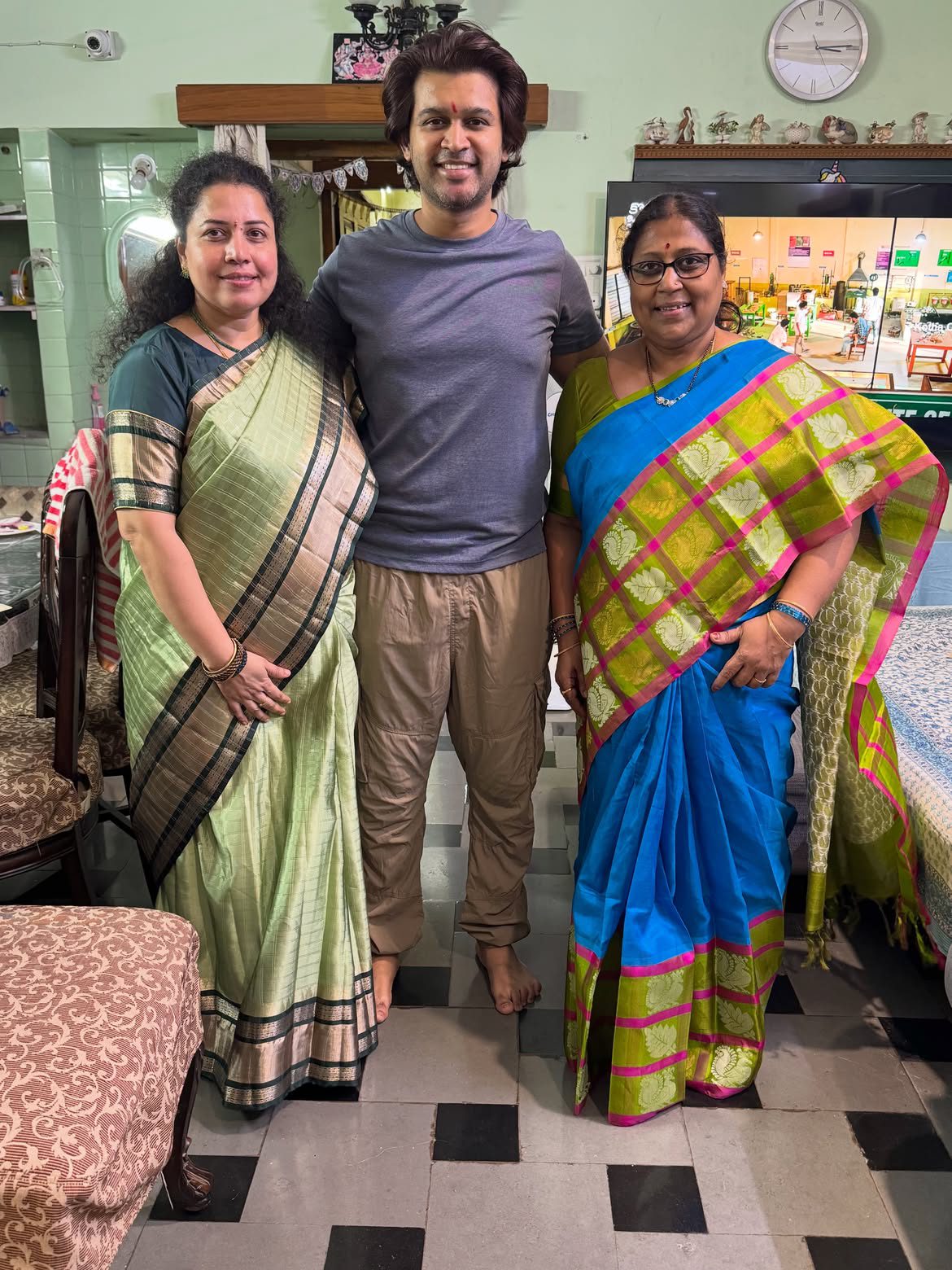 Abijeet Rakhi Celebrations with His Sisters