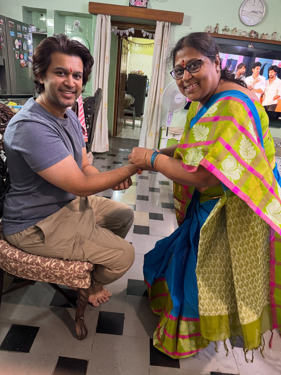 Abijeet Rakhi Celebrations with His Sisters