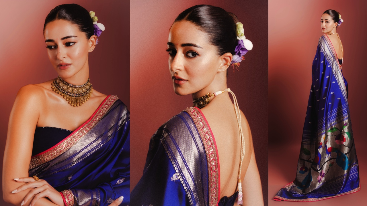 Ananya Panday : చీర క‌ట్టులో ముద్దుగా లైగ‌ర్ బ్యూటీ.. అన‌న్య పాండే ఫోటోలు వైర‌ల్..