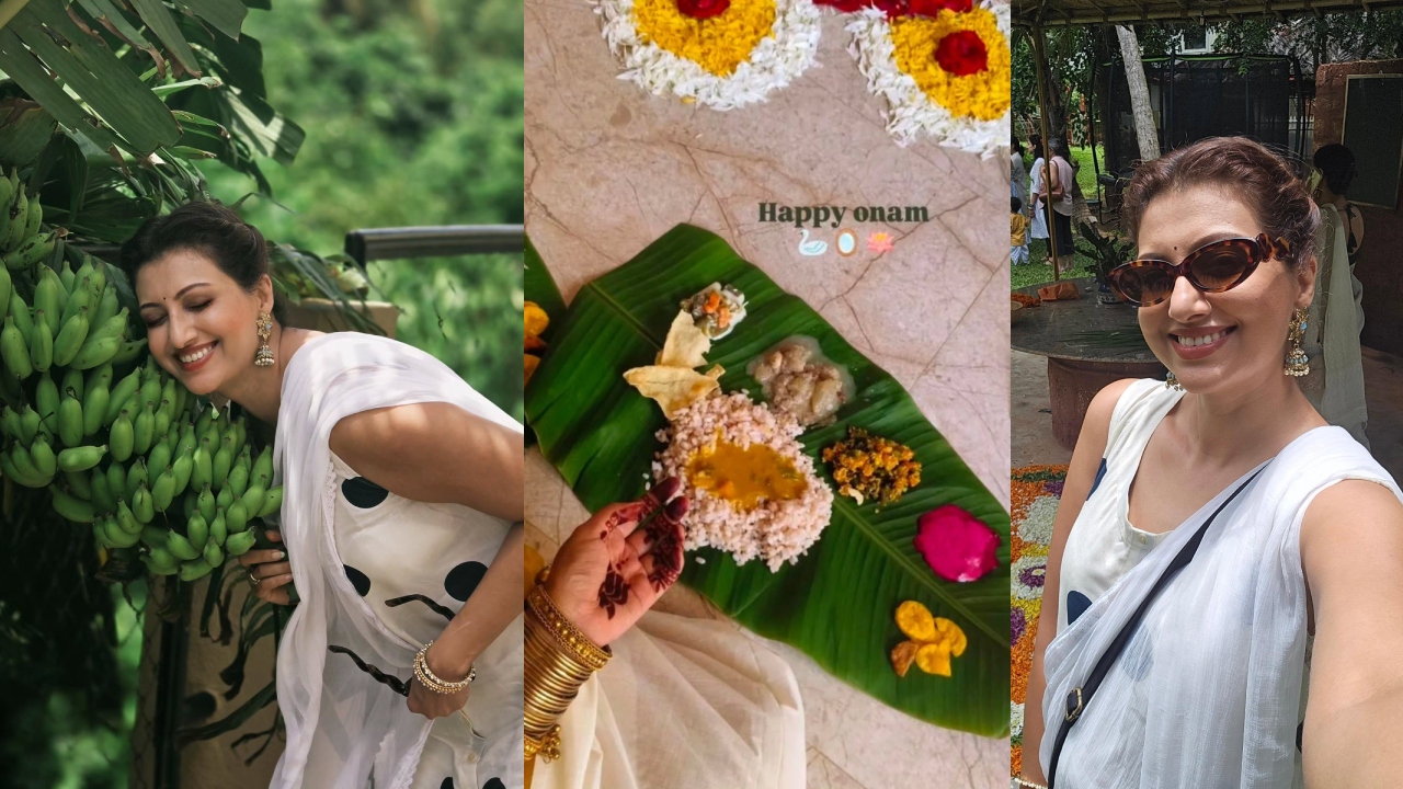 Actress Hamsa Nandini wishes Onam festival